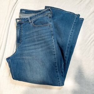Old Navy Blue Wide Leg Jeans